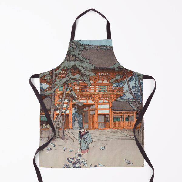 Item preview, Gion Shrine Gate by Hiroshi Yoshida designed and sold by Ukiyo-Studio.