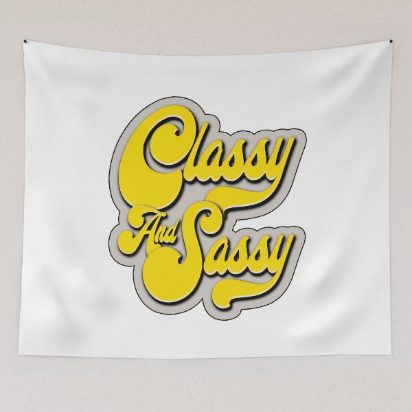 Item preview, Classy and Sassy Word Art 2 designed and sold by WLHmedia.com .