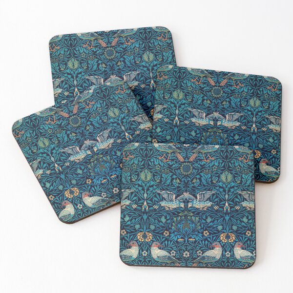 Item preview, Birds illustration by William Morris designed and sold by PLOVERDARK.
