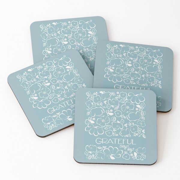 Item preview, Grateful Every Day - Blue designed and sold by Christine Philbrick.