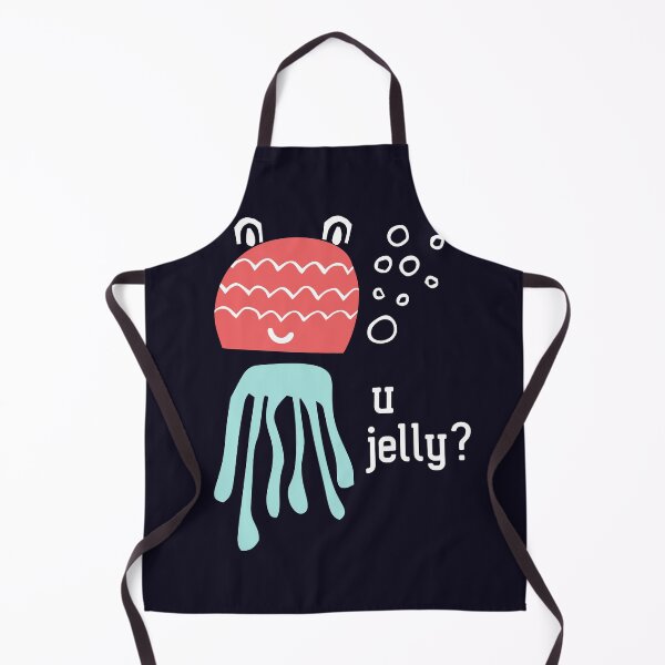 Item preview, Cute jelly fish: U jelly? (white text) designed and sold by Ofeefee.