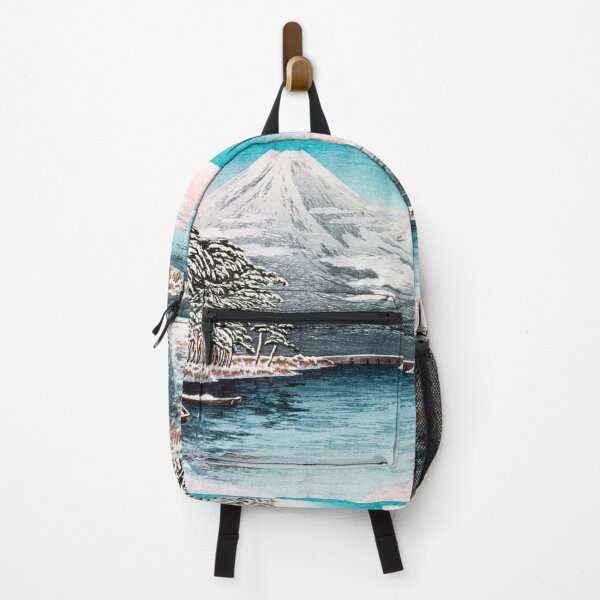 Item preview, Japanese Woodbock Art Mt. Fuji from Tagonoura, Snow Scene (1932) by Hiroaki Takahashi designed and sold by Designedbysm.