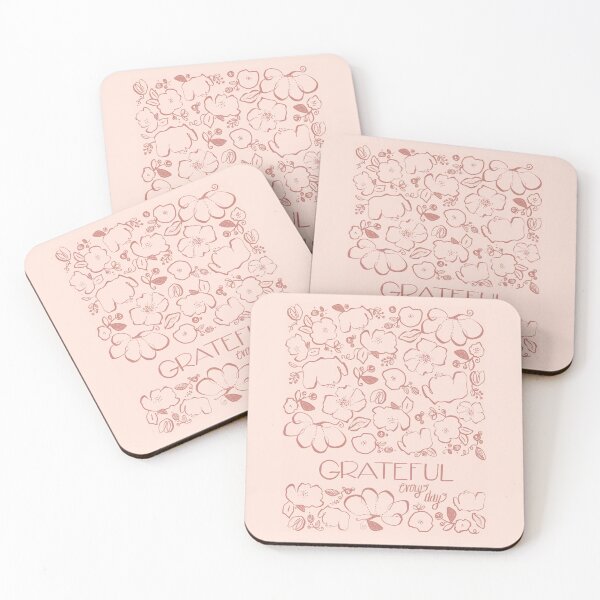 Item preview, Grateful Every Day - Pink designed and sold by Christine Philbrick.