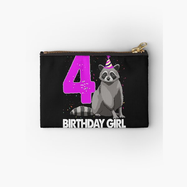 Item preview, Birthday Girl 4 Raccoon  designed and sold by Bendthetrend.