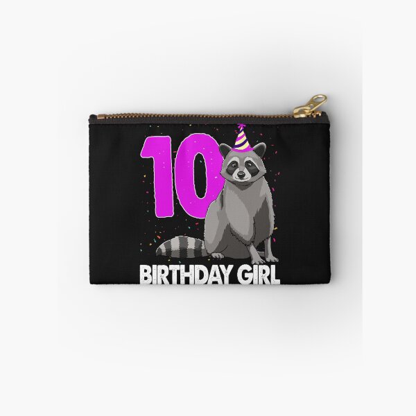 Item preview, Birthday Girl 10 Raccoon designed and sold by Bendthetrend.