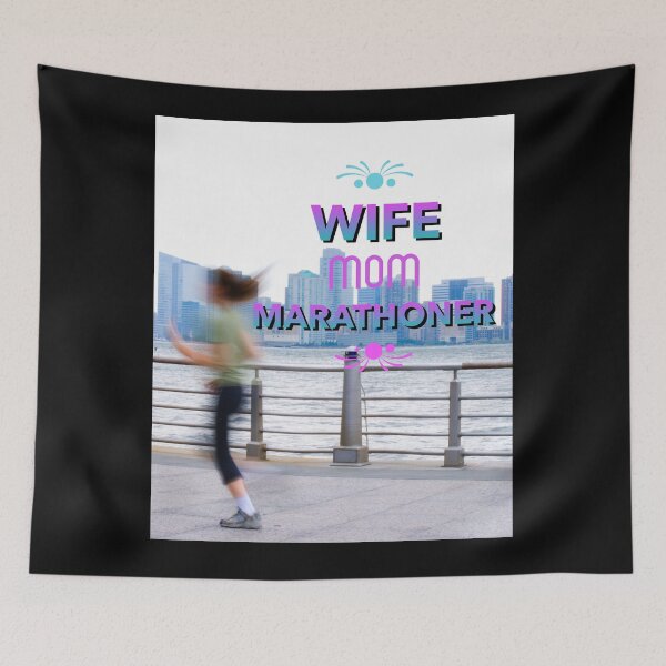 Item preview, Wife Mom Marathoner designed and sold by Marathon-Runner.