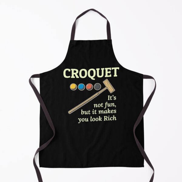 Item preview, Croquet Croqueters Indoor Outdoor Players Funny designed and sold by CuteDesigns1.