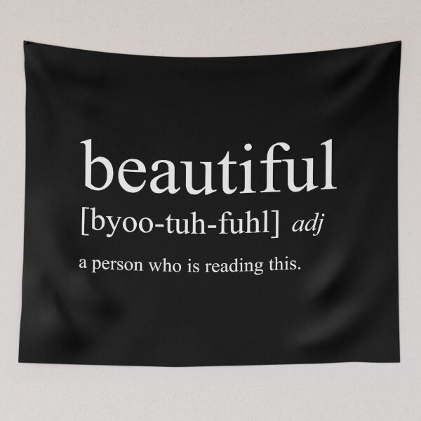 Item preview, Beautiful - definition designed and sold by Silly Lily.