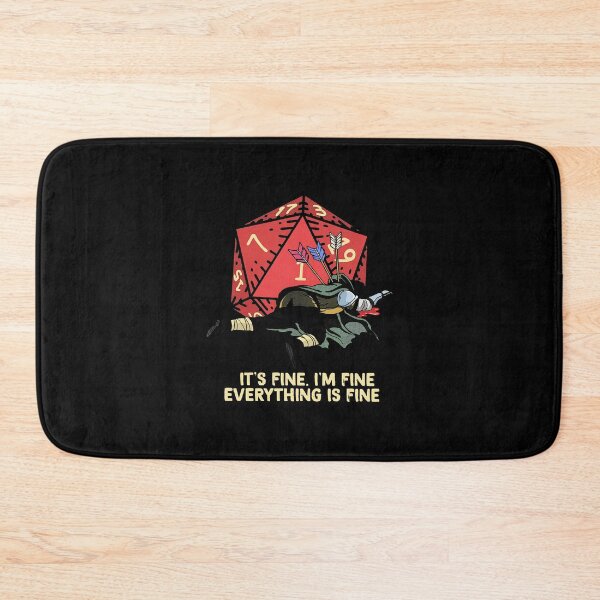 Item preview, IT'S FINE I'M FINE EVERYTHING IS FINE designed and sold by Gerardo72.
