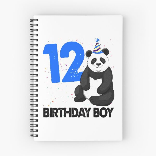 Item preview, Birthday Boy 12 Panda designed and sold by Bendthetrend.
