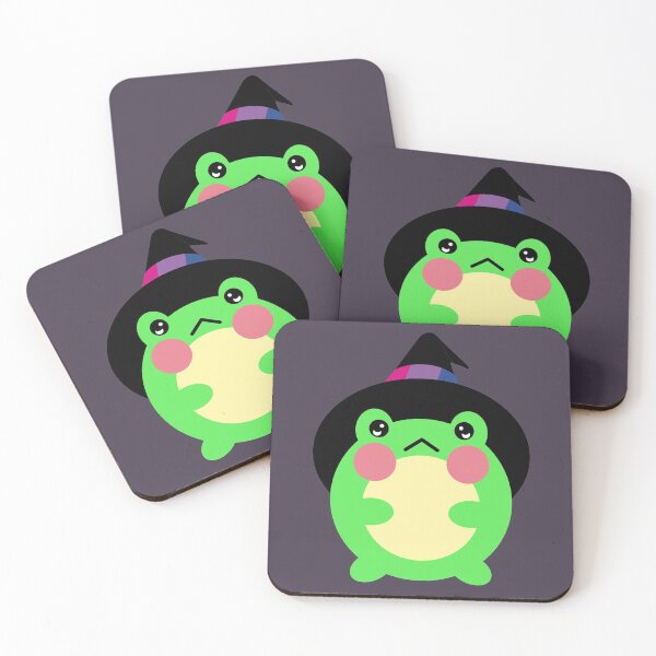 Item preview, Frog In A Subtle Bi Pride Witch Hat designed and sold by Jelly Turnip.