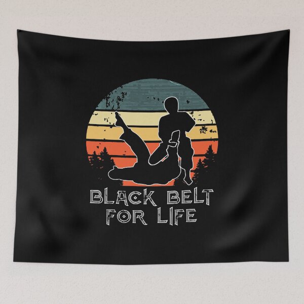 Item preview, JIU JITSU BLACK BELT FOR LIFE VINTAGE designed and sold by Gerardo72.