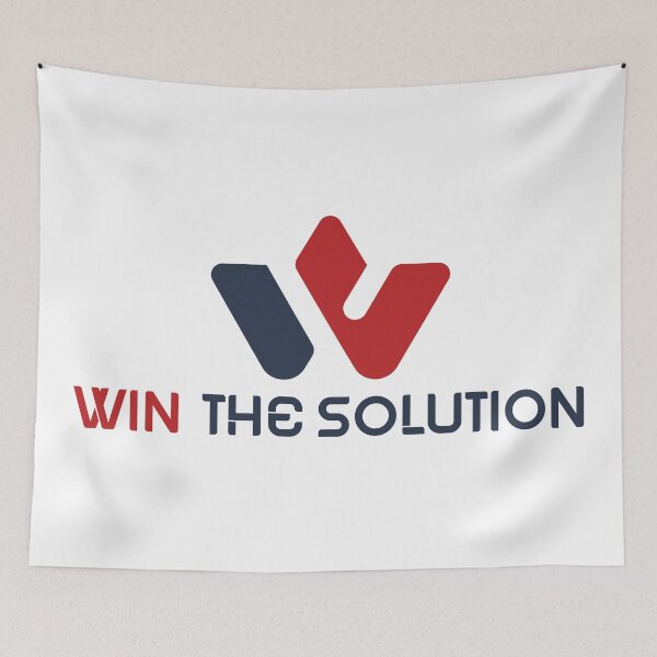 Item preview, Win - win the solution - logo with text quotes designed and sold by cruzzcreation.