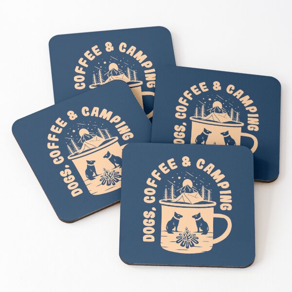 Item preview, Dog Coffee and Camping designed and sold by REApparelCo.
