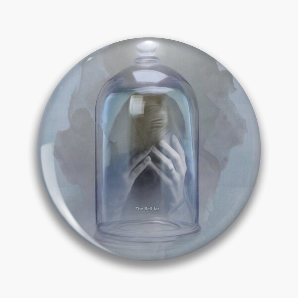 Item preview, The Bell Jar, Sylvia Plath American Literature Art for Book Lovers designed and sold by RedHillPrints.