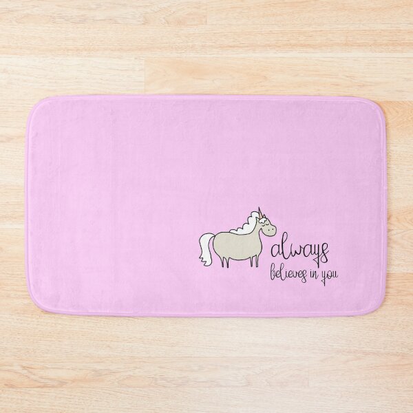 Item preview, Positive thinking plus unicorn: Unicorn always believes in you (black text) designed and sold by Ofeefee.
