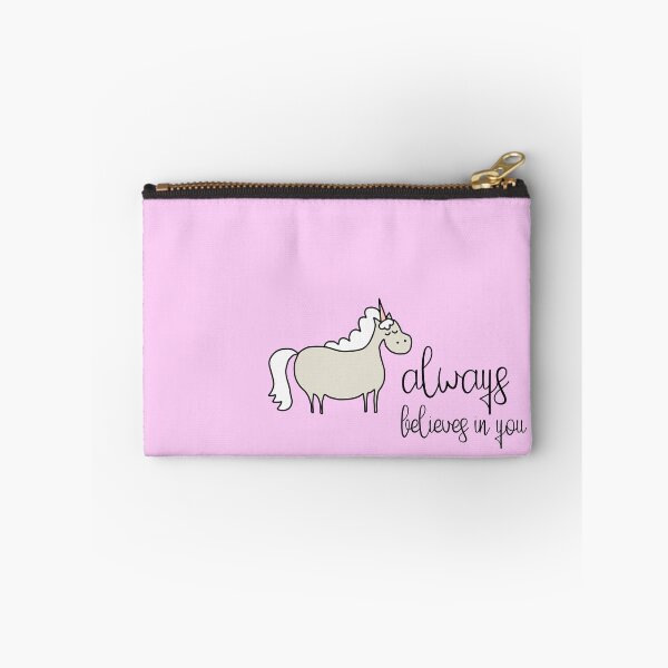 Item preview, Positive thinking plus unicorn: Unicorn always believes in you (black text) designed and sold by Ofeefee.