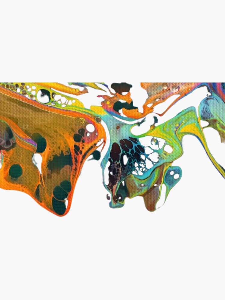 "Abstract art" Sticker by Rozanasarmanho Redbubble