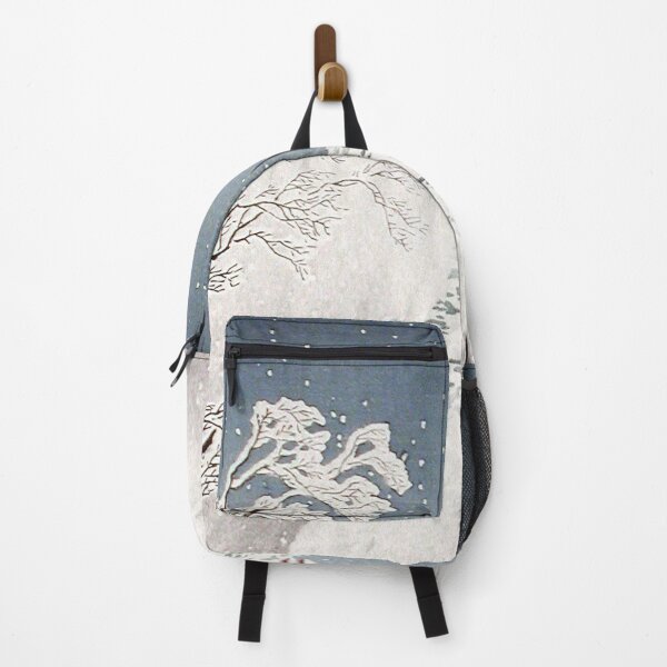 Item preview, Japanese Woodbock Art Snowy Evening on a Mountain Path by Hiroaki Takahashi (1871–1945) designed and sold by Designedbysm.