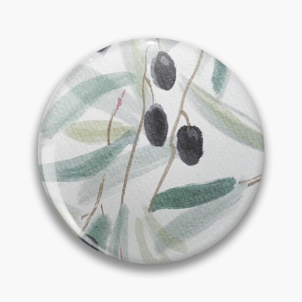 Item preview, Black olives on branch designed and sold by orangerinka.