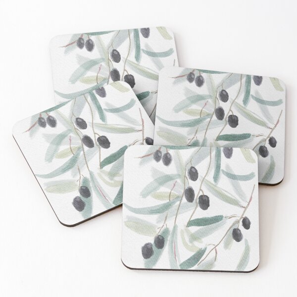 Item preview, Black olives on branch designed and sold by orangerinka.
