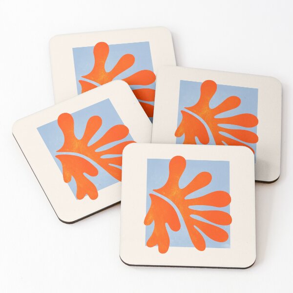 Item preview, Red Coral Leaf: Matisse Paper Cutouts II  designed and sold by karanwashere.