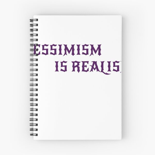 Item preview, Pessimism is realism designed and sold by Meryharts.