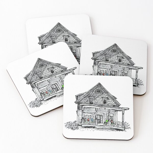 Item preview, Sketches from New Hampshire (Lakeside Cottage) designed and sold by LoveJingle.