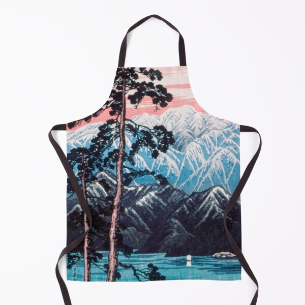 Item preview, Japanese Woodbock Art Lingering Snow on Mt. Shirane, Nikkō By Hiroaki Takahashi (1871–1945) designed and sold by Designedbysm.