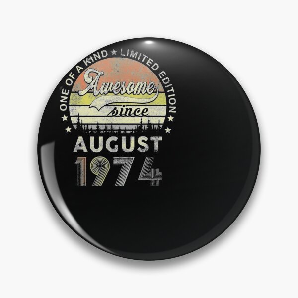 Item preview, Vintage August 1974 Retro 47 Years Old designed and sold by maydebanxin.
