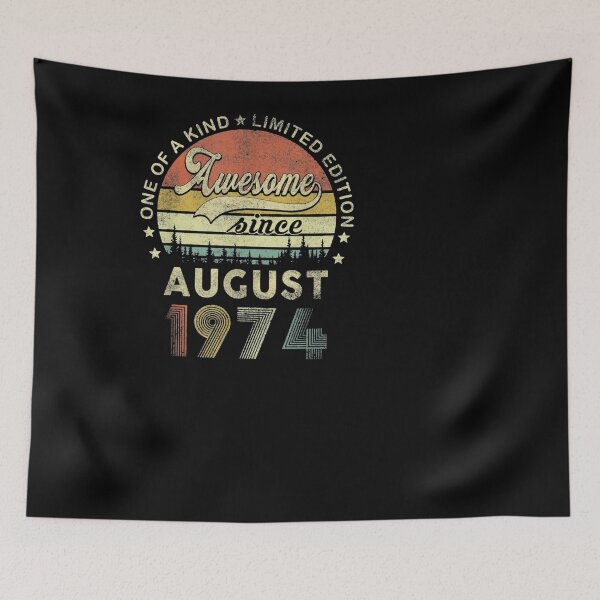 Item preview, Vintage August 1974 Retro 47 Years Old designed and sold by maydebanxin.