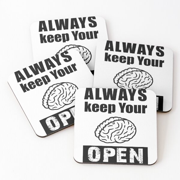Item preview, Keep Your Mind Open designed and sold by Bastos Ghed ⭐⭐⭐⭐.