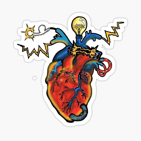 SHOCKING! The Electric Heart - REVISITED Sticker