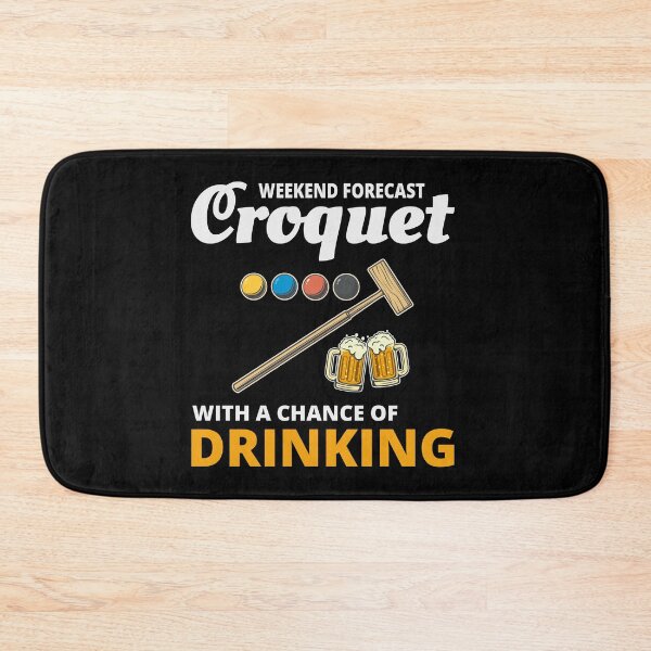 Item preview, Croquet Players Drinking Drink Funny designed and sold by CuteDesigns1.