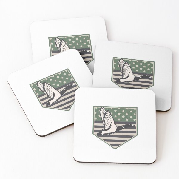 Item preview, Green Flying Duck Badge designed and sold by Kathryn Wentz.