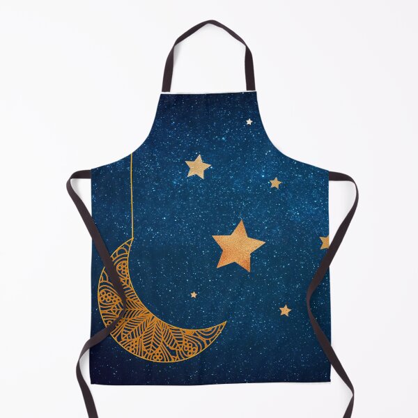 Item preview, Dark Blue Night Sky with Moon and Stars designed and sold by Coczzi.