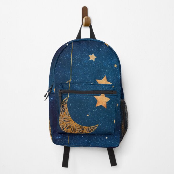 Item preview, Dark Blue Night Sky with Moon and Stars designed and sold by Coczzi.
