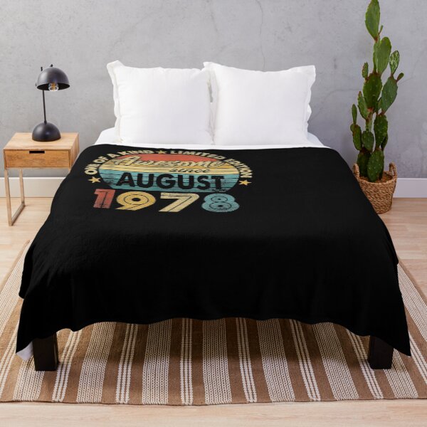 Item preview, 43rd Birthday Awesome Since August 1978 designed and sold by maydebanxin.