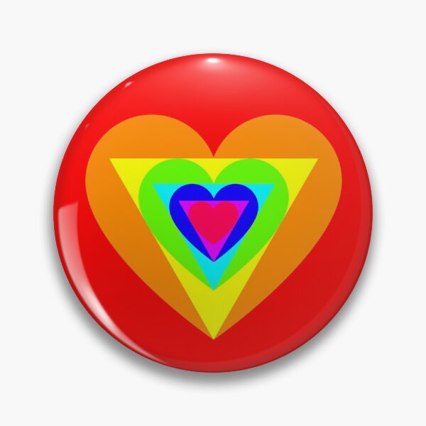 Item preview, Rainbow heart designed and sold by Annka47.