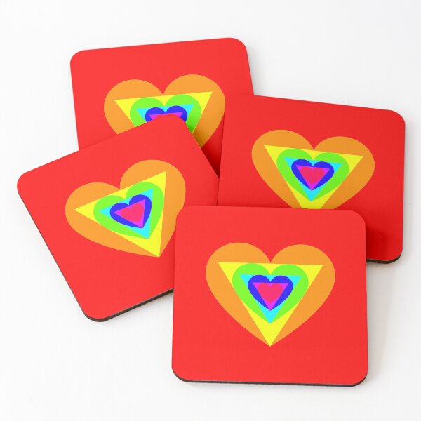 Item preview, Rainbow heart designed and sold by Annka47.