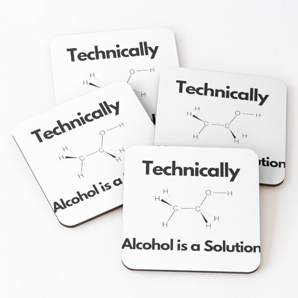 Item preview, technically alcohol is a solution designed and sold by Steph-draws.