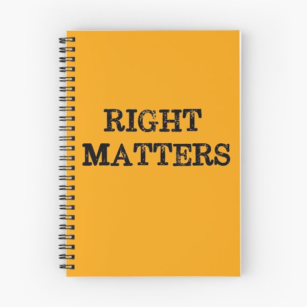 Item preview, Truth and justice: Right Matters (black text) designed and sold by Ofeefee.