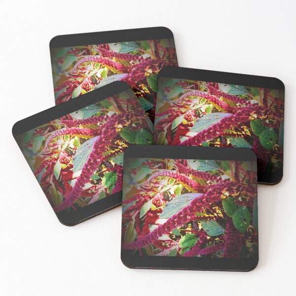 Item preview, Pretty Red Amaranthus Flower Blossoming Design designed and sold by EarthArtDesigns.