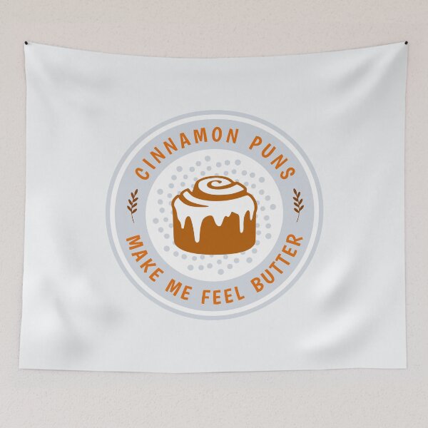 Item preview, Cinnamon Puns designed and sold by PrairieGrouse.