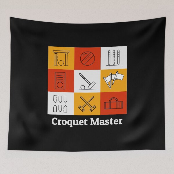 Item preview, Croquet Croqueters Indoor Outdoor Players Funny designed and sold by CuteDesigns1.