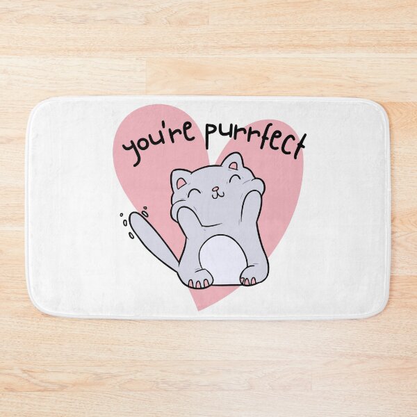 Item preview, You're Purrfect - Animal pun designed and sold by The Agreeable Raven.
