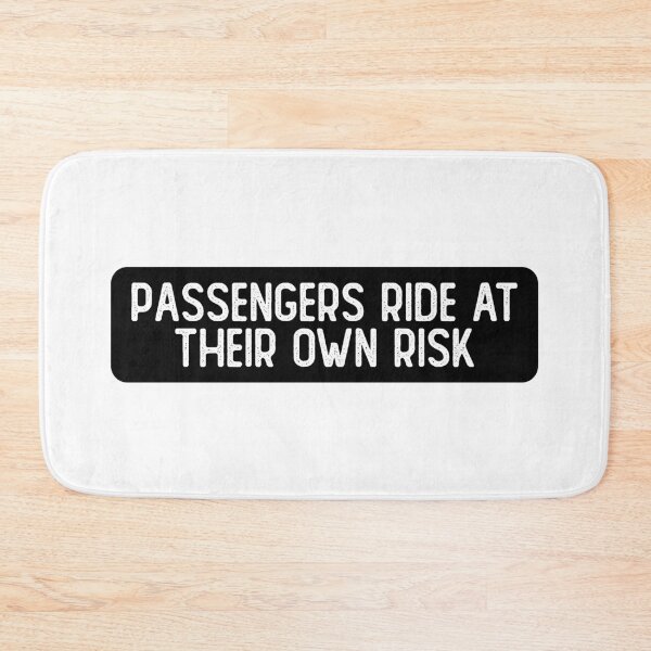 Item preview, Passengers Ride At Their Own Risk Cool Helmet designed and sold by Sour Soul.