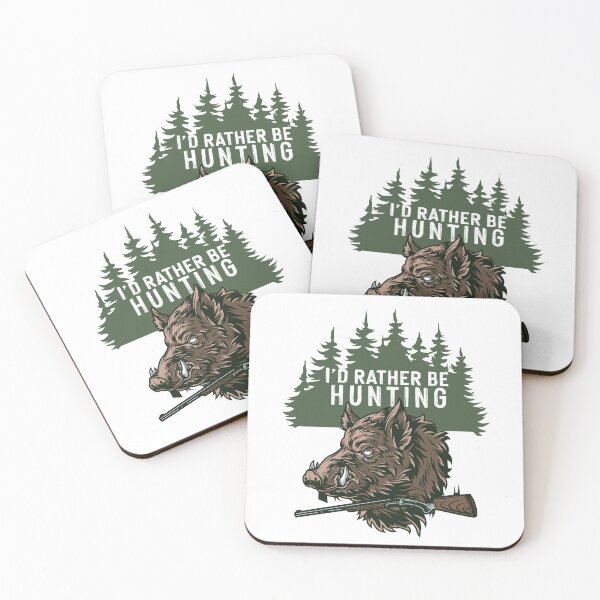 Item preview, I'd Rather be Hunting designed and sold by SmartStyle.