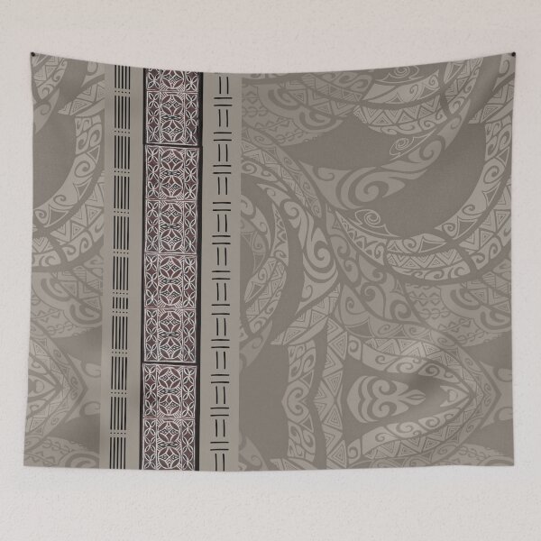 Item preview, Contemporary Hawaiian Tapa Border Print designed and sold by J Marielle Designs.