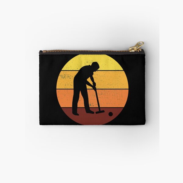 Item preview, Croquet Player Outdoor Vintage Retro Sunset designed and sold by CuteDesigns1.